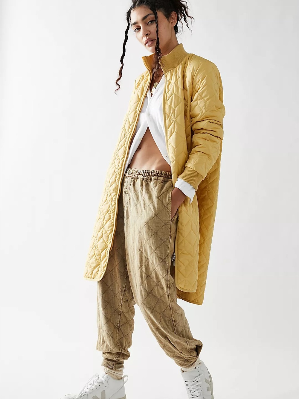 Free People Ilse Jacobsen Quilt Coat Size 44 (UA 14)